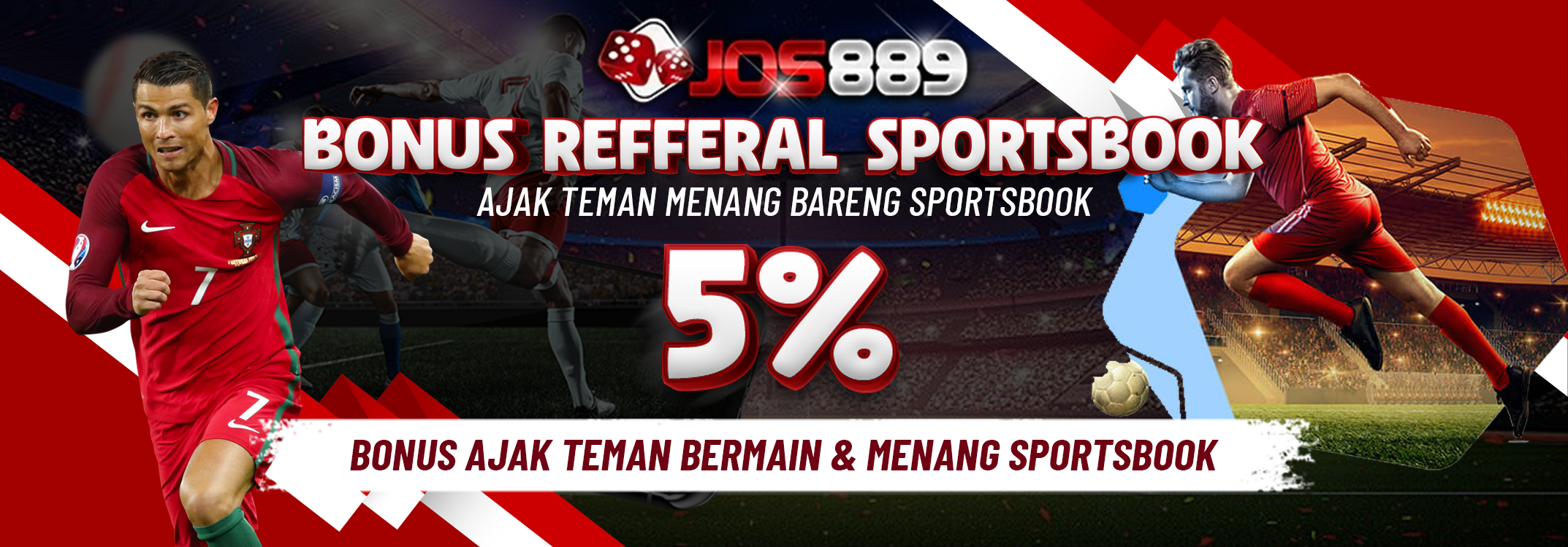 BONUS REFERRAL 5% ( SPORTBOOKS )