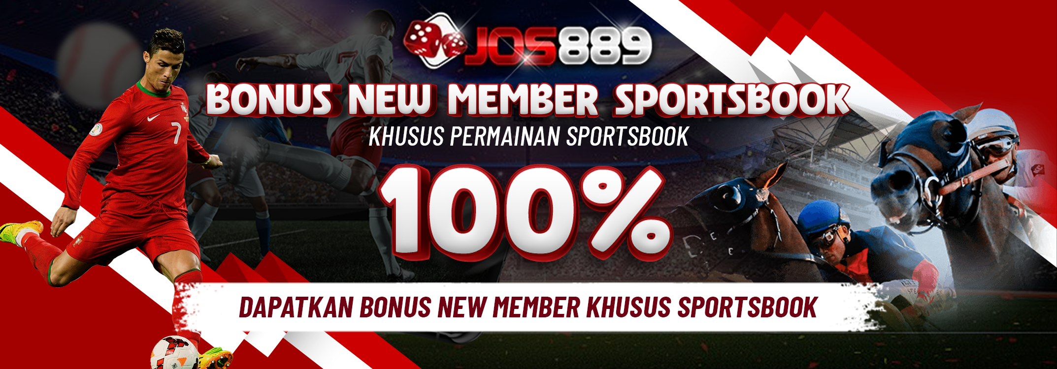 PROMO BONUS NEW MEMBER SPORTBOOK 100%