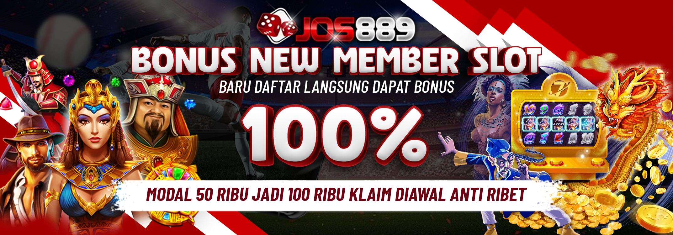 PROMO TERBARU BONUS DEPOSIT 100% SLOT DI DEPAN !