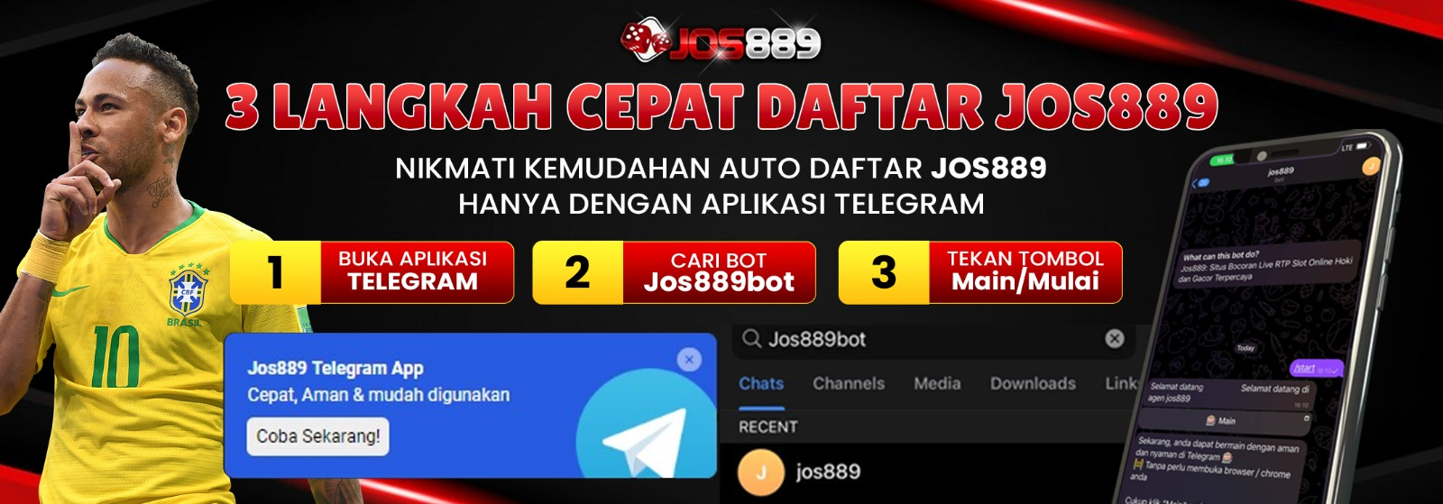 Bermain di Jos889 Dengan Mudah Melalui Telegram