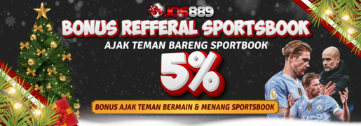 BONUS REFERRAL 5% ( SPORTBOOKS )