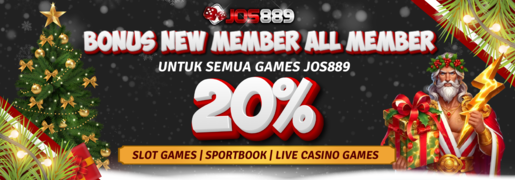 PROMO BONUS 20% MEMBER BARU ( ALL GAMES )