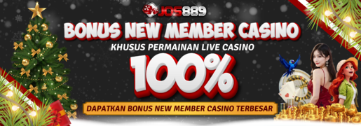 PROMO NEW MEMBER LIVECASINO BONUS 100%