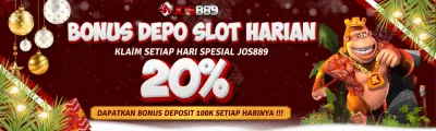 Bonus Jos889 Depo Slot Harian 20%