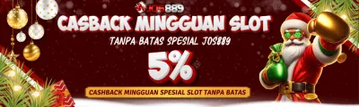 Promo cashback slot 5% Mingguan Jos889