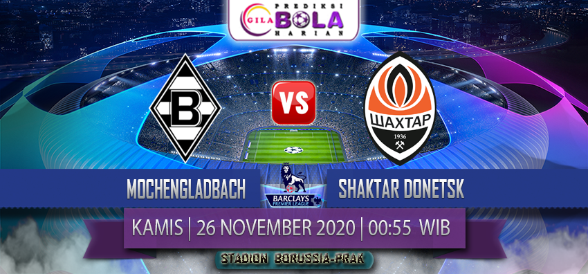 Monchengladbach Vs Shaktar Donetsk 26 November 2020