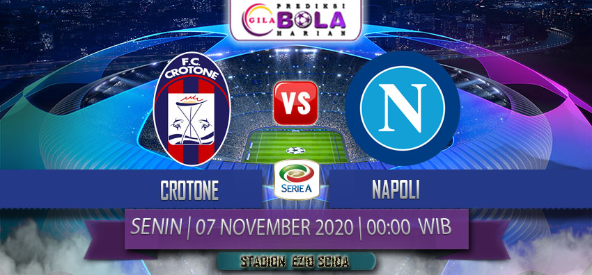 Prediksi Crotone Vs Napoli 7 Desember 2020