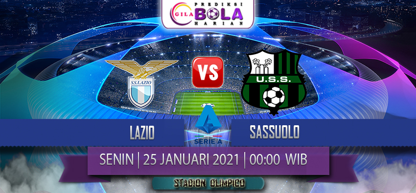 Prediksi Lazio Vs Sassuolo 25 Januari 2021