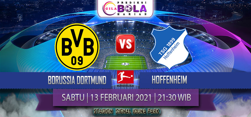 Prediksi Borussia Dortmund Vs Hoffenheim 13 Februari 2021