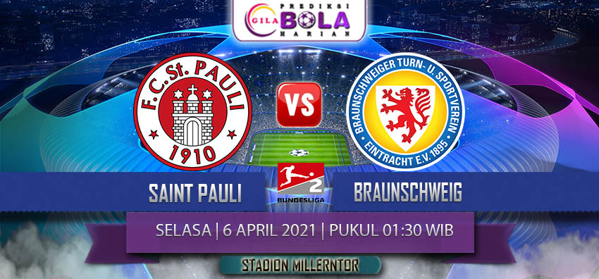 Prediksi Saint Pauli Vs Braunschweig 6 April 2021