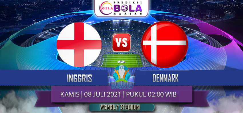 Prediksi Skor Inggris Vs Denmark Semifinal Piala Eropa 08 Juli 2021