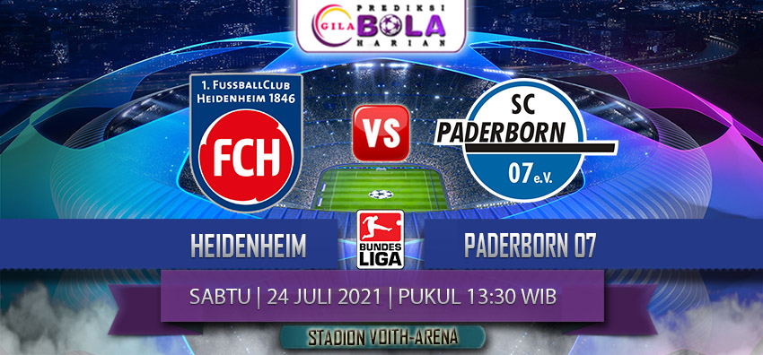 Prediksi Heidenheim Vs Paderborn 07 24 Juli 2021