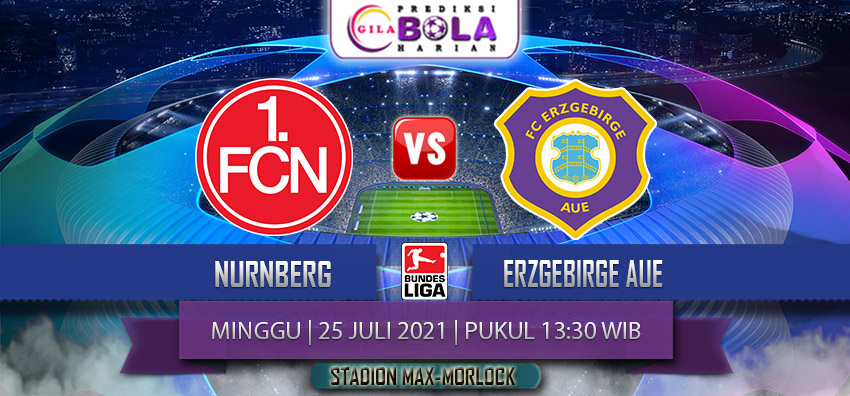 Prediksi Nurnberg Vs Erzgebirge Aue 25 Juli 2021