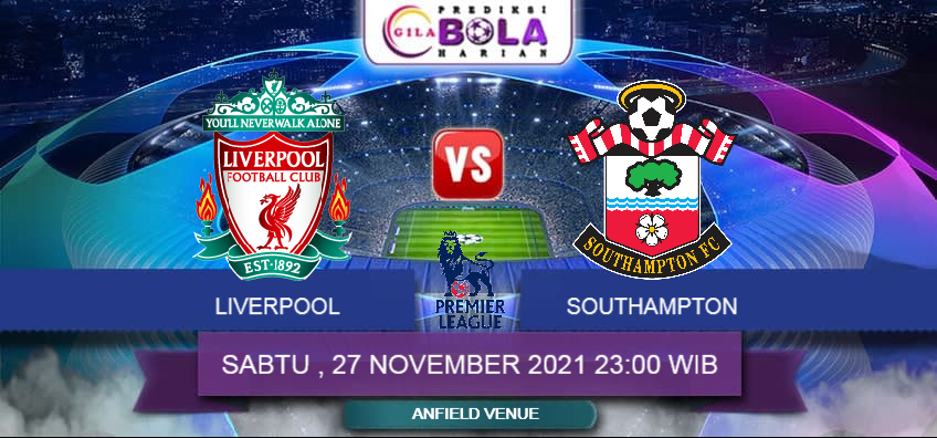 Prediksi Liverpool Vs Southampton