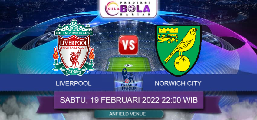 Prediksi Liverpool Vs Norwich City