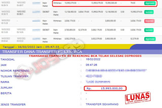 Bukti Kemenangan Jp Member