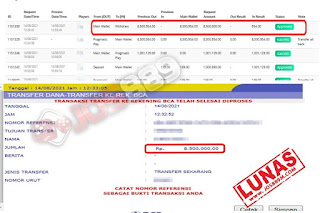 Bukti Kemenangan Jp Member