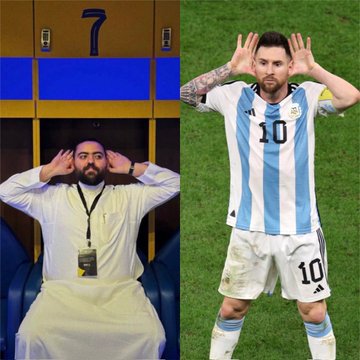 Youtuber Saudi Tiru Selebrasi Messi Di Depan Locker Room Ronaldo