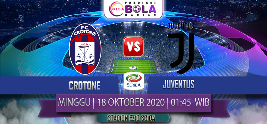 Prediksi Crotone Vs Juventus 18 Oktober 2020