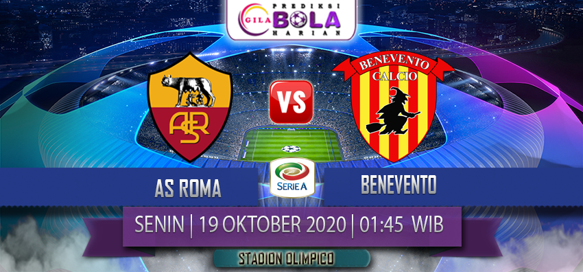 Prediksi As Roma Vs Benevento 19 Oktober 2020