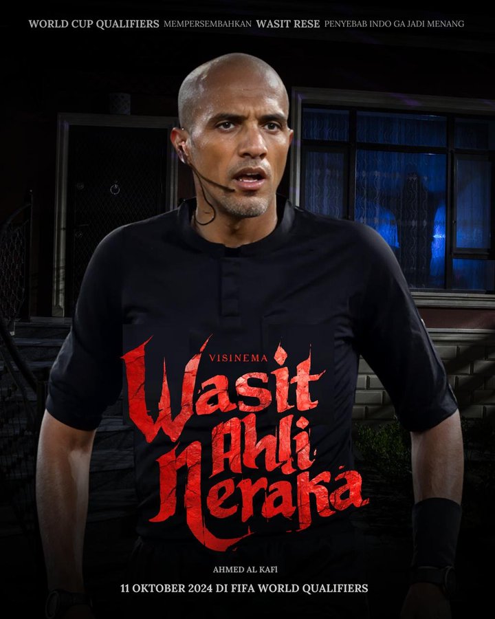 Wasit Ahmed Al Kaf Ahli Neraka Timnas Indonesia